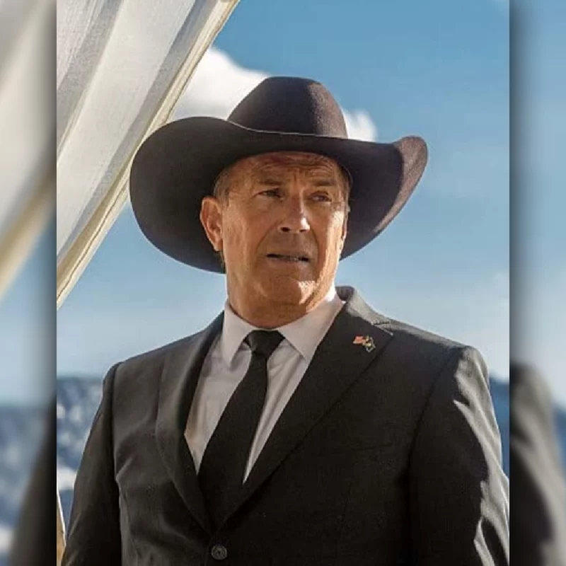 Yellowstone Season 5 John Dutton Kevin Costner Black Blazer