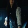 Abbi Jacobson TV Series No Good Deed 2024 Leslie Fisher Varsity Jacket