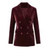 After Midnight 2024 TaylorTomlinson Maroon Blazer
