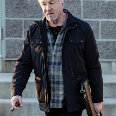 Alarum Sylvester Stallone Black Jacket