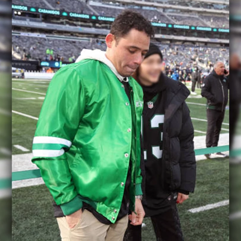 Anthony Ramos New York Jets Green Bomber Jacket