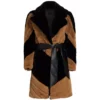 Ariana Madix 2024 Macyâ€™s Thanksgiving Day Parade Brown Fur Jacket (1)