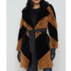 Ariana Madix Thanksgiving Day Brown Fur Jacket