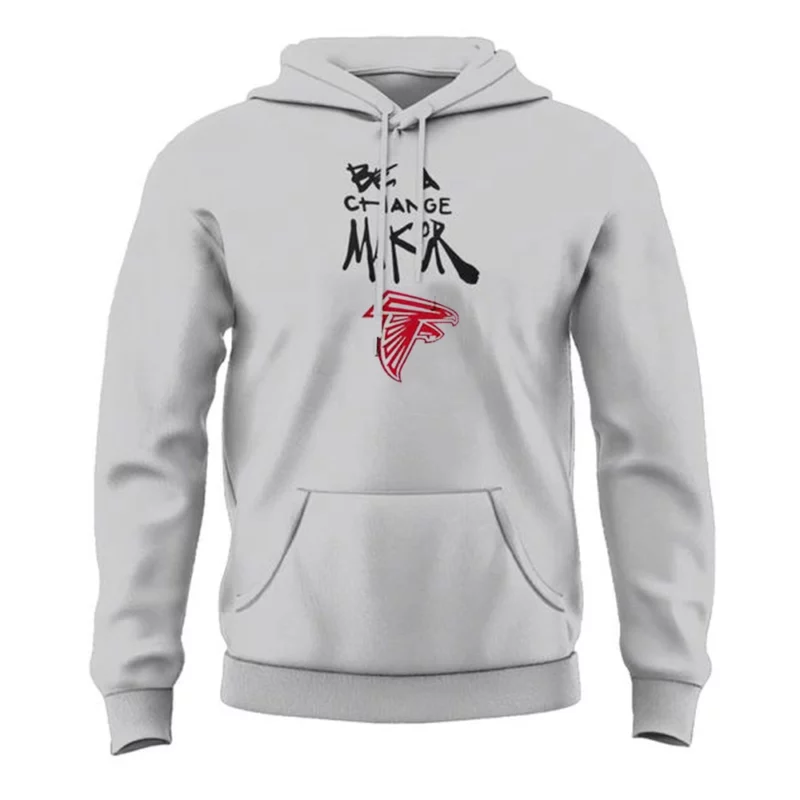 Atlanta Falcons Be a Change Maker Grey Pullover Hoodie