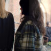 Bad Sisters Eve Hewson Plaid Shearling Jacket
