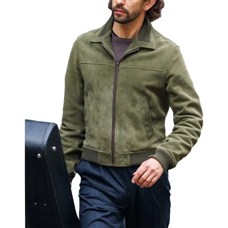 Ben Whishaw Black Doves 2024 Suede Jacket
