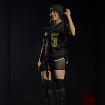 Billie Eilish Hometown LA Concert Black Jersey