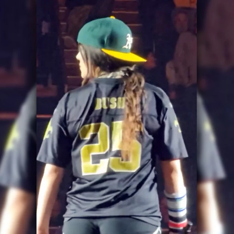 Billie Eilish LA Concert Black Jersey