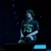 BillieEilish Hometown LA Concert Black Jersey