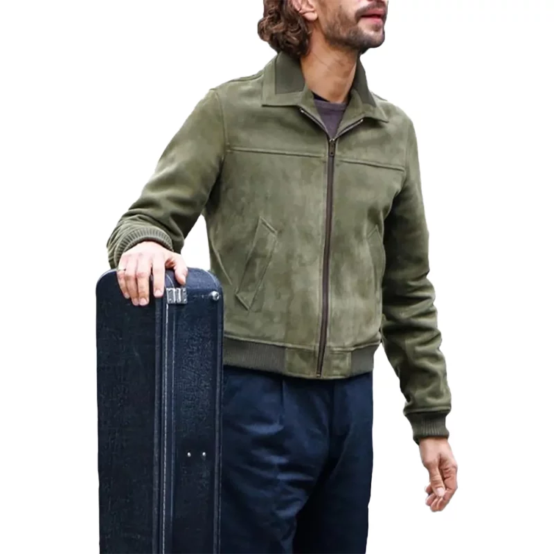 Black Doves Ben Whishaw Suede Jacket