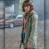 Black Doves Keira Knightley Green Hooded Jacket
