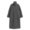 Black Doves S01 Reed Sarah Lancashire Grey Coat