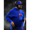 Brian Daboll New York Giants Sideline Blue Hoodie