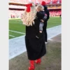 Brittany Mahomes Black Faux Fur Coat