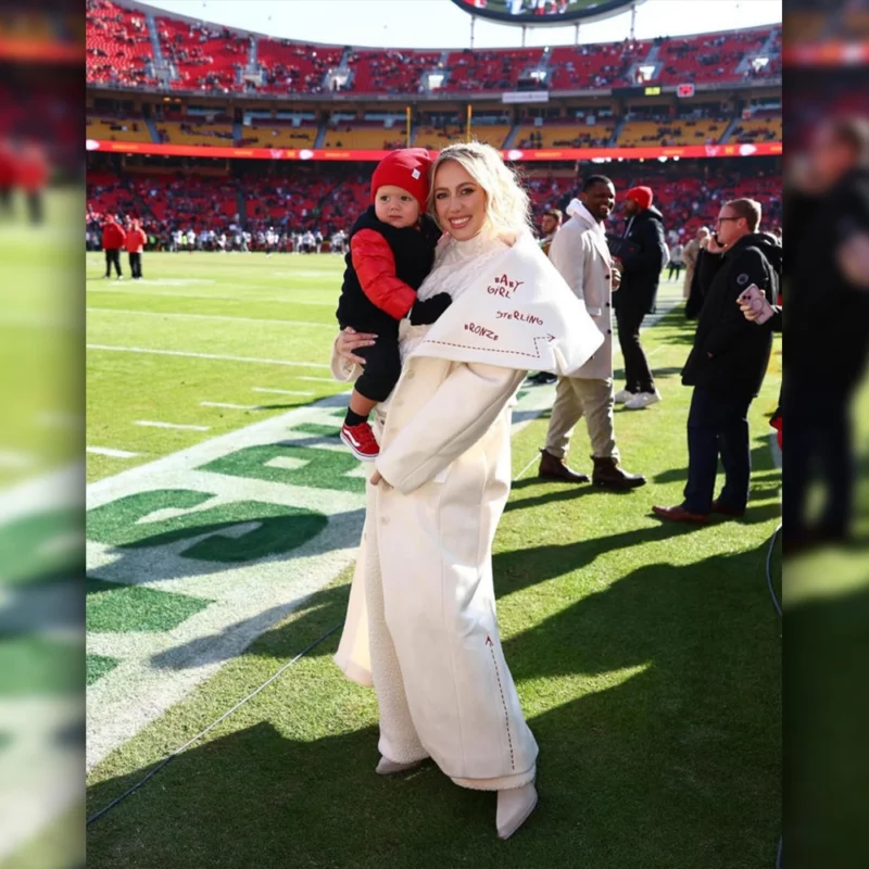 Brittany Mahomes Chiefs Customized Game Day Out Coat
