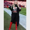 Brittany Mahomes Shearling Black Coat