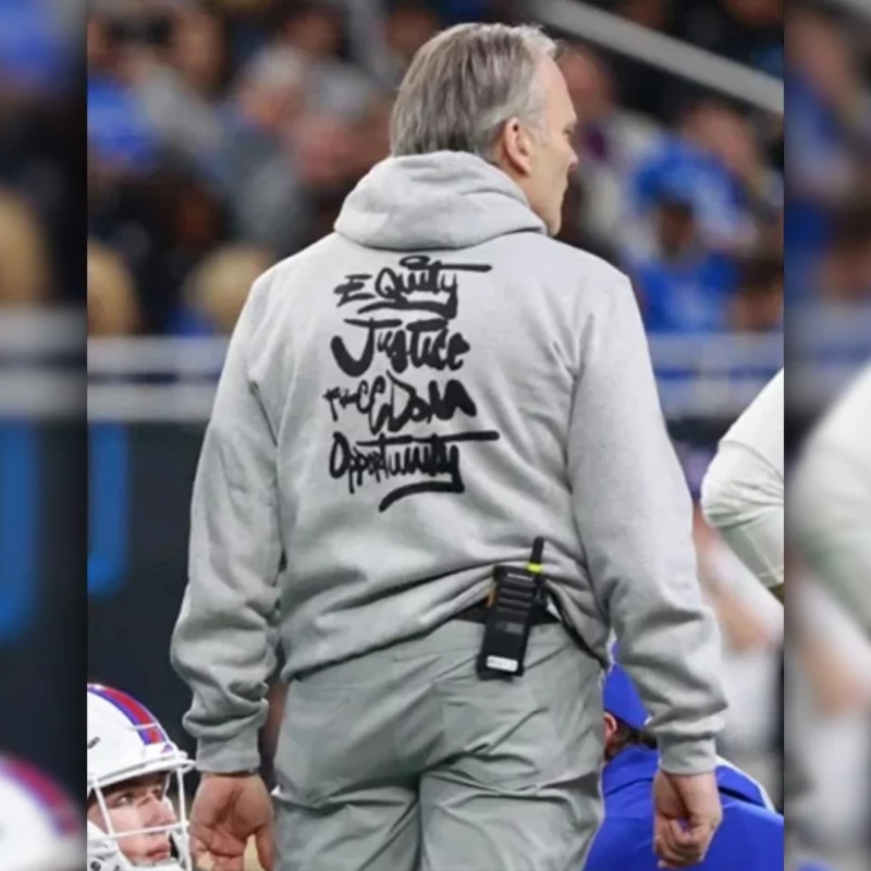 Buffalo Bills Be A ChangeMaker Coach Grey Pullover Hoodie