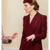 Ceremonial Welcome Princess Of Wales Kate Middleton Long Coat