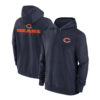 Chicago Bears Sideline Club Blue Hoodie