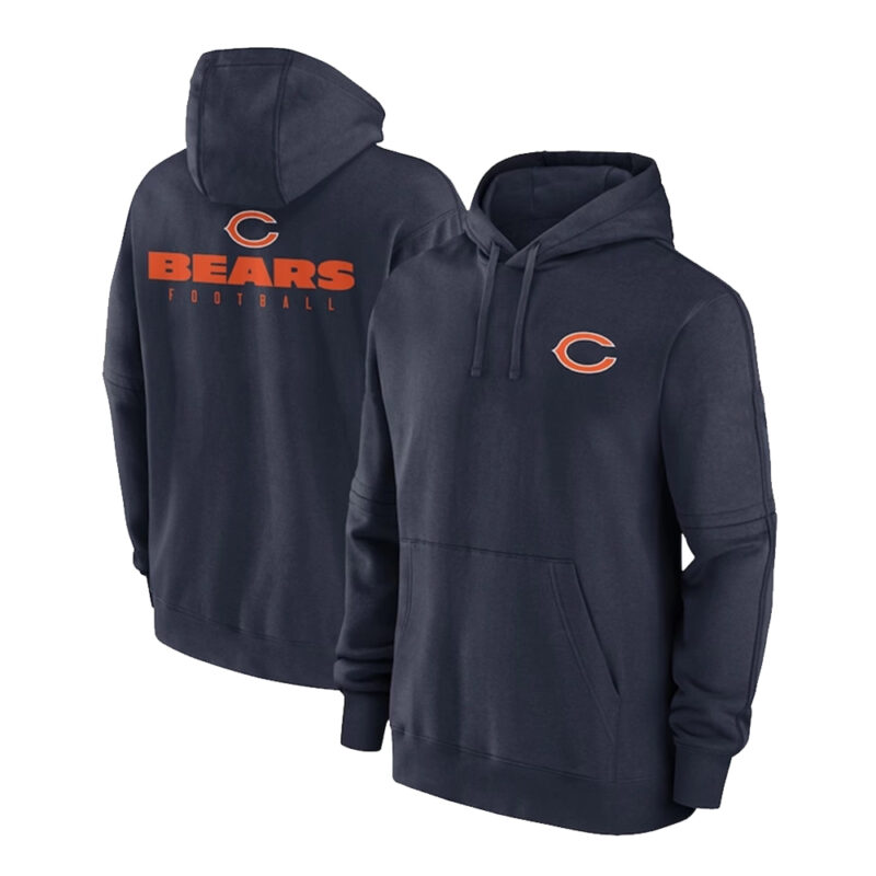 Chicago Bears Sideline Club Blue Hoodie