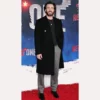 Chris Evans Black Wool Coat
