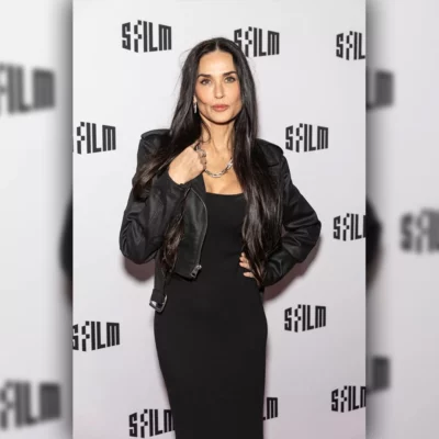 Demi Moore Moto Jacket