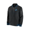 Detroit Lions 2024 Sideline Black Bomber Jacket