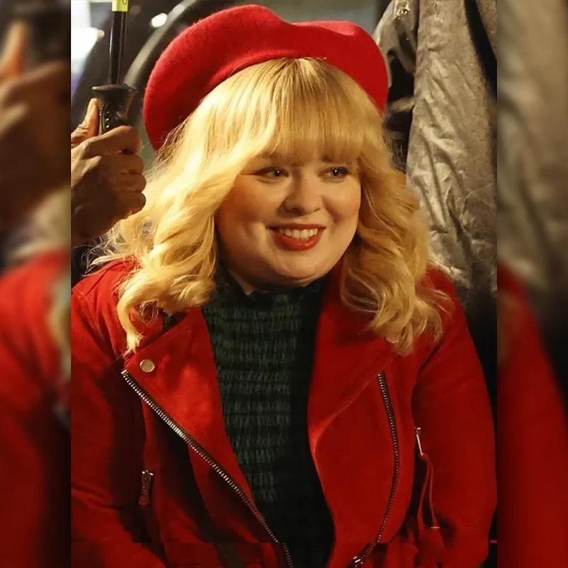 Doctor Who Nicola Coughlan Red Jacket