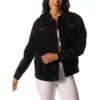 Donna Kelce Black Denim Jacket