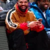 Drake Embroidered Hooded Jacket Brown