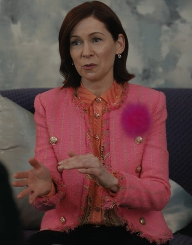 Elsbeth Tascioni Elsbeth S02 Carrie Preston Pink Stripe Jacket