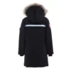 Elyse The Finnish Line Nichole Sakura Black Parka Shearling Hooded Jacket