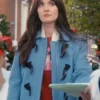Eva Bourne A 90s Christmas Blue Jacket