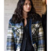 Eve Hewson Plaid Jacket