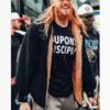 George Kittle Shearling Hooded Jacket