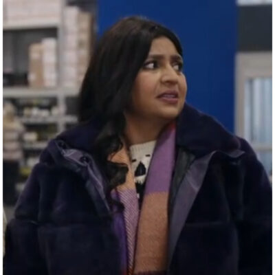 Ghosts S4 Punam Patel Purple Fur Jacket
