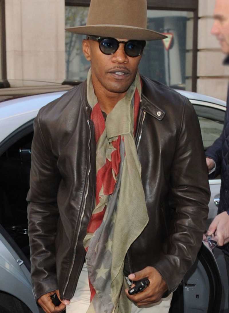 Jamie Foxx Back in Action Leather Jacket