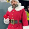 Jason Kelce Santa Claus Green Bay Red Coat
