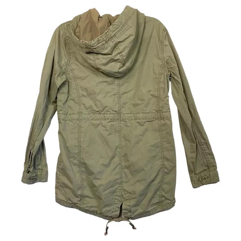 Keira Knightley Green Hooded Jacket