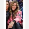 Kelly Bensimon Knicks Pink Flight Jacket
