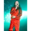 Korn Jonathan Davis Black Stripe Red Tracksuit