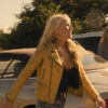 Landman Angela Gold Leather Biker Jacket