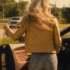 Landman Angela Gold Leather Jacket
