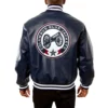 Leather Columbus Blue Jackets