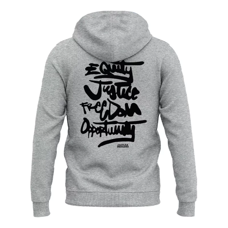 LosAngeles Rams Be A Change Maker Grey Pullover Hoodie