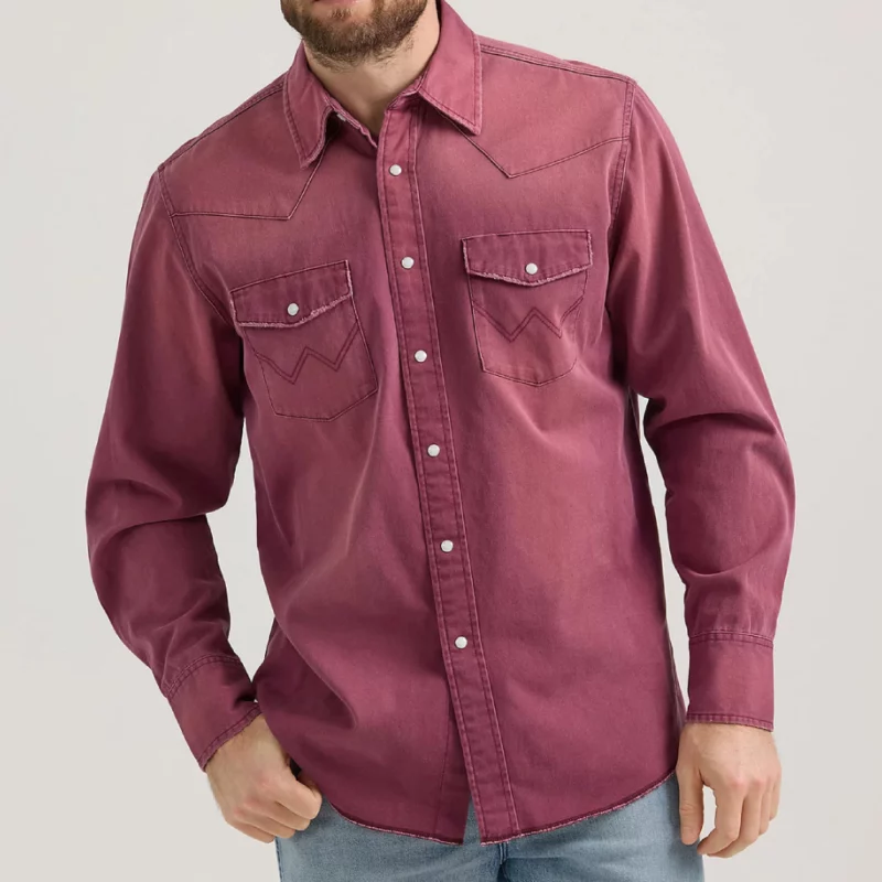 Luke-Grimes-Burgundy-Shirt