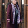 Matlock KathyBates Maroon Coat