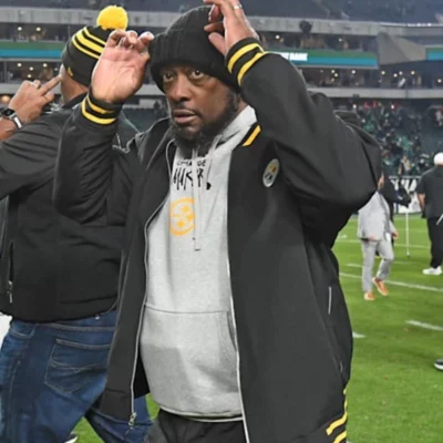 Mike Tomlin Pittsburgh Steelers Black Jacket