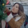 Nichole Sakura TV Movie The Finnish Line 2024 Elyse Shearling Jacket