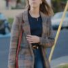 Our Christmas House Jodie Grant Plaid Coat